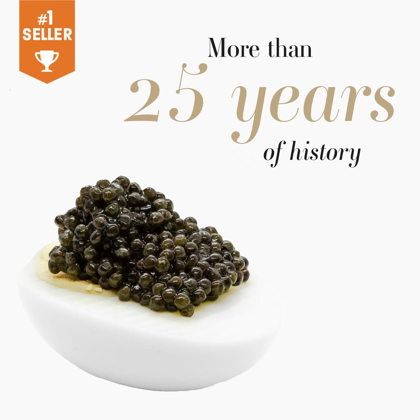 ๐๐๐๐๐๐๐๐๐๐ - KASPIAN Collection - Premium Osetra Sturgeon Black  - 3.5 oz / 100 g - Premium Black  with Classical Malossol Taste from Sturgeon Black Roe by  d'Eden