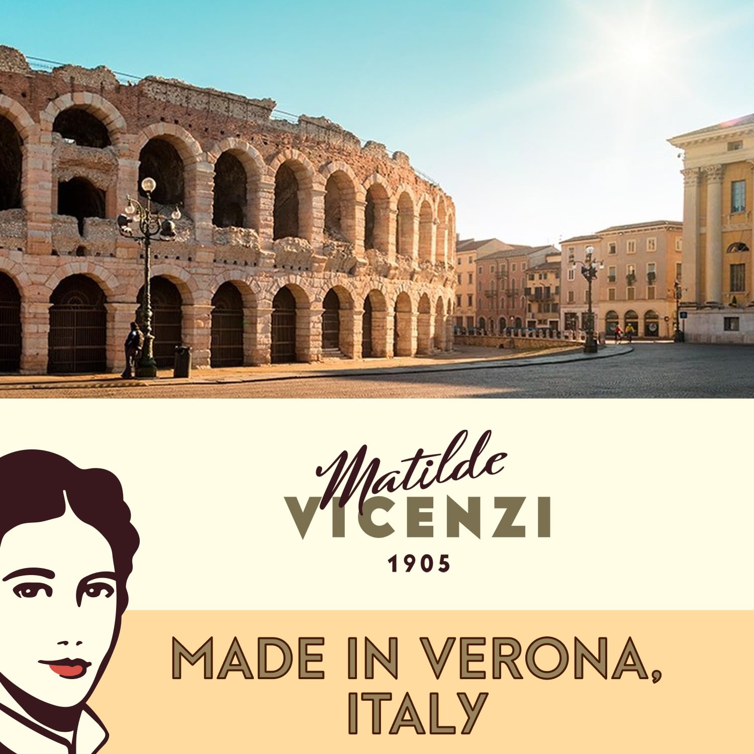 Matilde Vicenzi Millefoglie D'Italia Cookie Tin - Imported Assortment of Italian Butter Cookies & Crispy Tea/Coffee Pastries, Kosher Dairy, Gift Box for Father's Day - 13.76oz (390g)