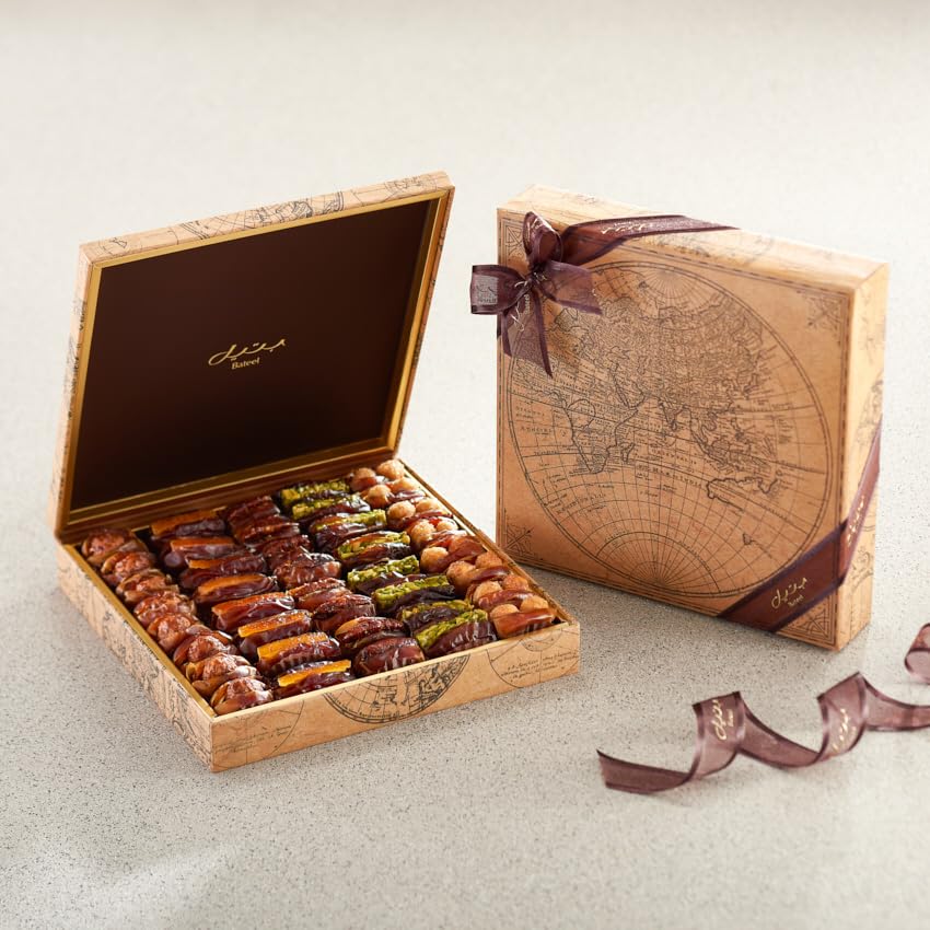World Map Gift Set Premium Dates Signature Collection