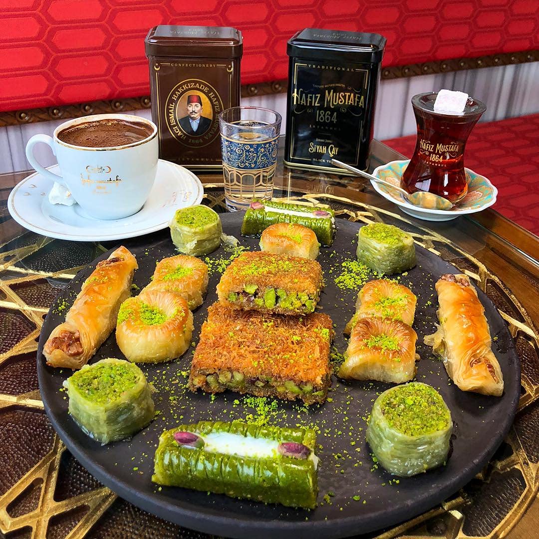 , Authentic Turkish Baklava, Daily, Freshly Handmade Desserts, Sweets, Snacks, Delights, Treats, Pistachio, Walnut, Gift for Birthdays, Anniversary, Celebration, Party, Special Event